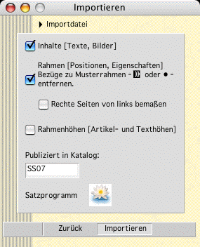 Rückaktualisierung